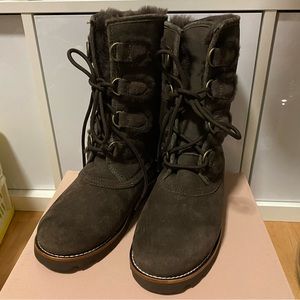 UGG Rommy Boots Size 6 Chocolate Brown